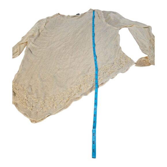 Love Potion 1XL Sheer 100% Rayon Long Sleeve Blouse - Picture 10 of 11